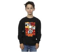 Bugs Rabbit Comic New Year Sweatshirt Looney Tunes Black 7-8 Years