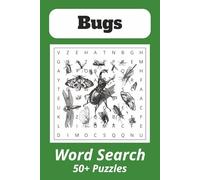 Bugs Word Search Puzzle Book: Word Searches with Easy to Read Print about Insects like Beetles, Butterflies and More | 6x9 inches, 110 pages | 50+ ... Gift for Vacations, Holidays and Free Times