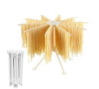 Bugucat Pasta Drying Rack Noodle Stand with 10 Bar Handles Collapsible,Spaghetti Dryer Rack,Spaghetti Household Noodle Dryer for Homemade Fresh Spaghetti, Easy Storage and Quickly Set Up