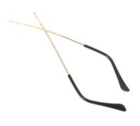 BUGUUYO 1 Pair Metal Eyeglass Arm Replacement Legs Universal Glasses Repair Kit for Broken Sunglasses Temple Frame Gold Color
