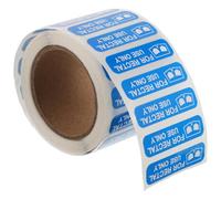 BUGUUYO 1 Roll Sticker for Rectal Application, Dot Sticker for Envelopes, Circle Labels, Not Joking Prank Gel Tiles, Pressed Hazardous Substances, Spout, Poster, Pet, Only Blue