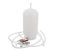 BUGUUYO 1 Set 1L Fuel Tank with Hose for Motorcycles - Fluid Pump Extractor Motorcycle Fuel Hose Clamp - Repairing Accessory for Travel, Camping, and Garage