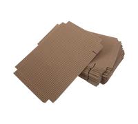 BUGUUYO 100pcs Corrugated Paper Liner for Reptile Cage Bottom, 12.2x8.3 Inch Substrate Mat for Terrarium Bedding, Suitable for Turtle, Lizard, Snake Enclosures in Vivarium