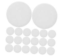 BUGUUYO 100Pcs Cotton Essential Oil Diffuser Pads Round Aroma Pads for Aromatherapy Necklace Bracelet Car Vent Clip Natural and Compact Fragrance