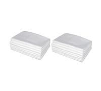 BUGUUYO 100pcs Disposable Pet Cage Liner Large Transparent Film for Rabbit Hutch Guinea Pig Accessories and Small Animal Bedding Durable Pe Material