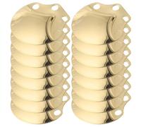 BUGUUYO 100pcs Medieval Armor Scale Plates for Costuming Made from Stainless Steel with Easy Installation Process and Authentic Medieval Aesthetic, for Renaissance Fair Armor and Random