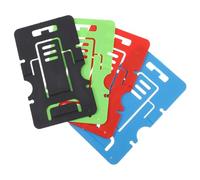 BUGUUYO 100pcs Portable Folding Smart Phone Stand, Lightweight ABS Support | Space Saving Design, for Smartphones and Small Tablets, Desk Viewing, Living Room Use Random Color