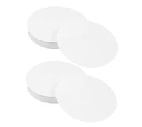 BUGUUYO 100pcs Qualitative Testing Filter Paper Circles Diameter Medium Speed Cellulose Lab Filter Paper for Particle Retention Low Ash Content Wet Strength Water Filtration