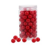 BUGUUYO 100pcs Small Colored Counting Balls Solid Plastic Math Learning for Elementary School Probability Teaching Supplies