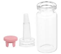 BUGUUYO 10ml Silicone Glass Nursing Bottle Supple Pacifier Nursing Supplies Feeding Small Animals Suitable for Sugar Glider and Farm Owners