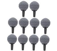 BUGUUYO 10pcs Air Stone for Fish Tank Sandstone Bubble Stones for Efficient Oxygenation Aquariums Fine Bubbles for Enhanced Water Quality and Aesthetics