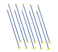 BUGUUYO 10pcs Blue Suction Cup Arrows for Bow Archery Practice Set Safe Soft Tips Childrens Outdoor Shooting Training Arrows for Youth Sport Games