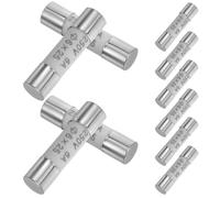BUGUUYO 10pcs Ceramic Tube Fuse for Digital Multimeter Slow Blow Multimeter Fuse Tube Kit Circuit Protection for Professionals and DIY Enthusiasts