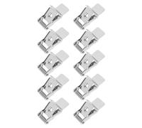 BUGUUYO 10pcs Downlight Spring Clips for Recessed Lighting, High Hardness 2-Hole Spring Retaining Clips with Screws, Fixed Panel Lamp Securing Clamps for Ceiling Light Fixtures