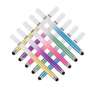 BUGUUYO 10pcs Dual-ended Stylus Pens for Touch Screens Tablet Writing and Drawing Pens Smooth Capacitive Screen Control with Macaron Gradient Colors Pink Blue Purple Green Yellow