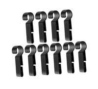 BUGUUYO 10pcs Hard Hat Light Clips for Headlamps Plastic Helmet Clips with Anti-slip Groove Easy Design for Secure Headlamp Attachment Replacement Accessories for Safety Helmets