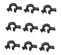 BUGUUYO 10pcs Helmet Light Cable Clips for Headlamp Wire Management Easy Install Battery Wire Holder for Mining Construction Safety Caps Stable Non-deformable Headlight Cord Fasteners
