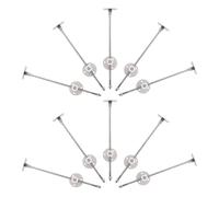 BUGUUYO 10pcs Kitchen Cabinet Support Rods with Plastic Round Head Soft Close Buffer Struts for Cupboard Door Installation Safe User-Friendly Lid Hinges for Seamless Modern Cupboard