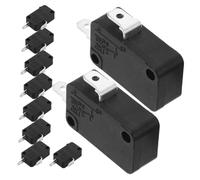 BUGUUYO 10pcs Micro Switch Replacement for Microwave Oven Door High Power Capacity Easy Repair Parts