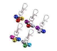 BUGUUYO 10pcs Mini Assorted Dog Collar Bells Adorable Pet Decoration for Dogs Easy to Attach for Walks and Outdoor Activities Random Color