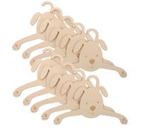 BUGUUYO 10pcs Small Pet Dog Clothes Hangers Cartoon Animal Coat Hooks for Puppies Kittens Creative Mini Clothes Rack for Organizing Pet Apparel Easy Install Decorative Storage