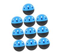 BUGUUYO 10pcs Soft EVA Hollow Perforated Baseball Practice Balls 74mm for Indoor Outdoor Batting Training Youth Beginners Baseball Training Equipment