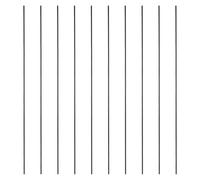 BUGUUYO 10pcs Solid Carbon Fiber Rod for RC Airplane DIY Repair - 3mm Dia Carbon Fiber Pole 400mm Length for Kite Quadcopter and Model Car Building