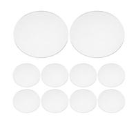 BUGUUYO 10pcs Spotlight Bulb Cover - Transparent Acrylic Lens Replacement for Ceiling Downlight - 3.94" Dome Shade Protector for Home Lighting