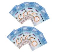 BUGUUYO 10pcs Testing Card Photochromic Identifying Cards for Reptile Terrarium Uvc Testing Tools Container Suitable for Outdoor and Pet Tank Inspection