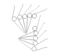 BUGUUYO 10pcs Trash Can Lid Springs Replacement Torsional Springs Metal for Garbage Bin Lid Repair Easy to Install Versatile Compatibility for Waste Bin Stability