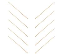 BUGUUYO 10pcs Wooden Puppet Control Sticks for Crafters, Beige | Solid Wood, Smooth Finish and Opening Hook, Rod Design for Puppets and Paper Puppets