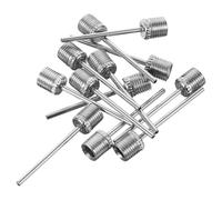 BUGUUYO 120pcs Stainless Steel Air Pump Needles Straight Inflation Pins for Football Basketball Volleyball Soccer Ball Valve Pump Needle Set for Sports Ball Inflation