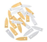 BUGUUYO 12Pairs Copper Zinc Anode Sheets - Anode Sheets Strips DIY Fruit Battery Experiment Kit - for Scientific Research Electroplating STEM Classroom Physics Educational
