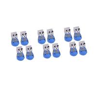 BUGUUYO 12pcs Animal Paw Socks for Dogs Soft Knit Cotton Socks Paw Scratch Prevention Comfortable Warm Random Color