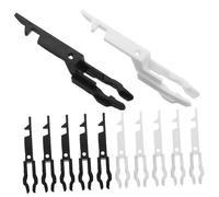 BUGUUYO 12pcs Fire Emergency Call Keys Plastic Break Glass Switch Test Tools for Security Door Access Commercial and Residential Use Safety Accessories