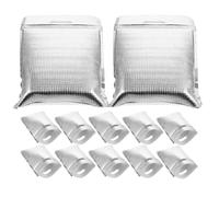 BUGUUYO 12pcs Insulated Sandwich Bags Thermal Snack Pouch Portable Bread Biscuit Bag for Outdoor Camping Picnic Travel Food Storage 25x35cm