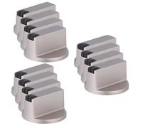 BUGUUYO 12pcs Metal Stove Control Knobs for Gas Cooker Easy to Install Replacement Knobs for Gas Stoves Ergonomic Design for Comfortable Use for Home and Restaurant Cooking