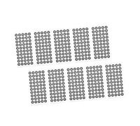 BUGUUYO 15 Sheets Scanning Marker Dots Reflective Film Reference Points Tear-resistant for Optical Tracking Compatible with Scanners Industrial Design Medical Research Animation