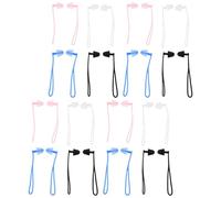 BUGUUYO 16 Pairs Waterproof Swimming with Rope, Soft Silicone for Water Activities and Concerts, Secure Fit and Block Water, Reusable Ear Protection