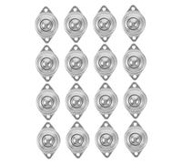BUGUUYO 16pcs Ball Bearing Rollers for Furniture and Industrial Use Swivel Steel Ball Transfer Casters with Precision Bearings Smooth Mobility for Conveyor Systems and Appliances