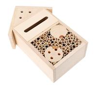 BUGUUYO 1Pc Beehive Insect House Decor for Garden Cozy Nest for Bees and Pollinators for Outdoor Adornment Encourages Insect Habitat and Hibernation