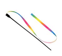 BUGUUYO 1pc Colorful Interactive Cat Teaser Bell Crystal Handle Engaging Stick for Cats Fun and Energetic Playtime Pet-friendly Materials