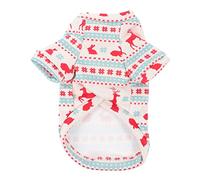 BUGUUYO 1pc Decorative Pet Costume for Dogs Elk Pattern Christmas Apparel for Dogs Comfortable and Holiday Clothing for Chihuahuas Pugs