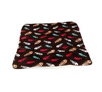 BUGUUYO 1pc Pet Warm Cushion Dog Sleeping Mat Soft Cotton Pet Rest Mat Dog Sleep Blanket Cartoon Print Warm Nest Blanket for Small to Large Dogs