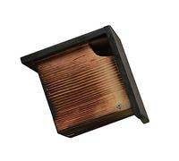 BUGUUYO 1Pc Wooden Parrot Nest with Knob Breeding Box for Outdoor Bird Supplies Living Space for Pet Birds and Parrots Easy Clean Design
