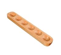 BUGUUYO 1pc Wooden Storage Tray Household Organizer and Smooth Finish for Fridge Table Display