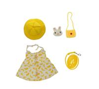 BUGUUYO 1set Adorable Dress up Costume for Pet Bunnies Lightweight and Breathable Outdoor Clothes for Daily Walks and Weekend Parties