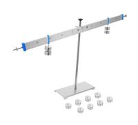 BUGUUYO 1set Alloy Lever Balance Teaching Tool Physics Experiment Instrument with Stable Stand for Interactive Learning and Visual Demonstration of Balance Principles