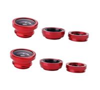 BUGUUYO 2 Sets 3-in-1 Phone Camera Lens Kit Fisheye Lens and Wide Angle Macro Clip for Mobile Photography Black Clip and Compatible Smartphones for Travel and Outdoor Use