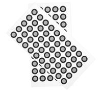 BUGUUYO 2 Sheets High Reflective Film Marking Stickers for Scanners Reference Points for Precise Optical Tracking and Reverse Engineering Lightweight and Easy to Use